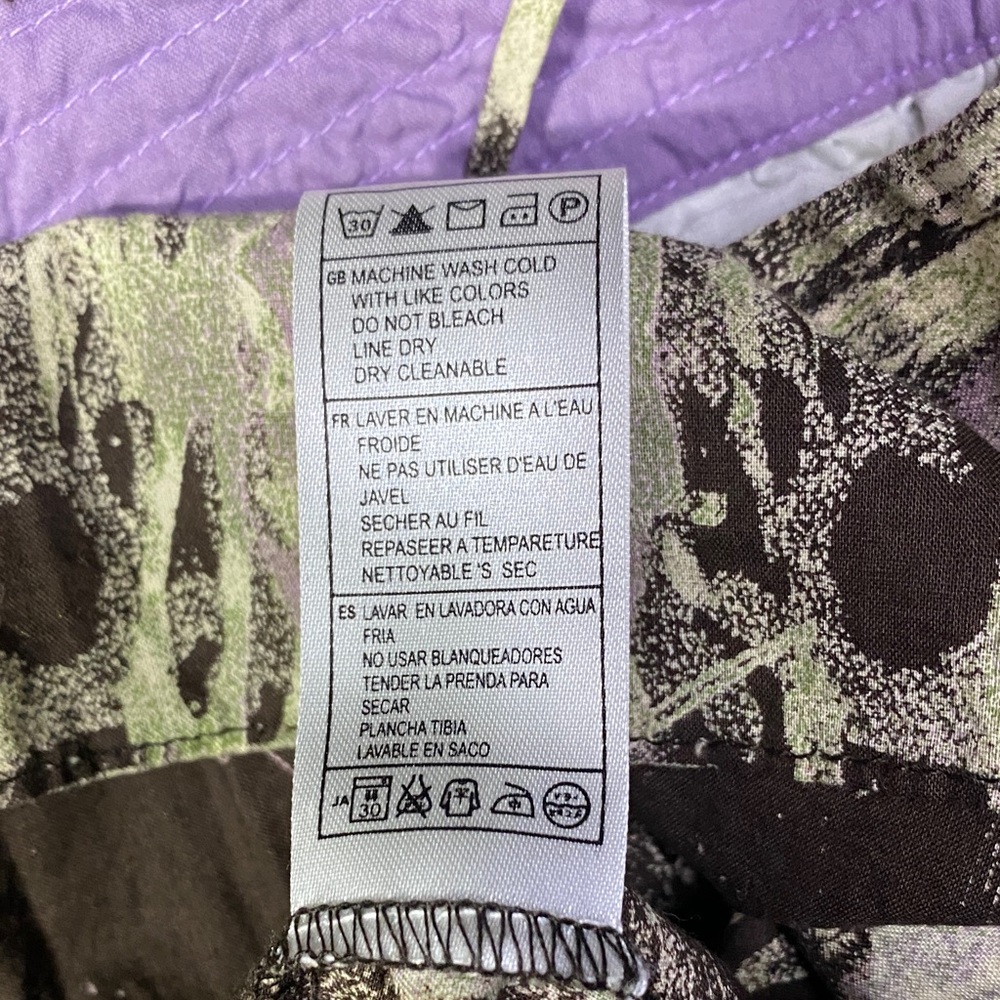 Hurley Strappy Top with Purple and Brown Accents - Juniors Size Large - Picture 4 of 11